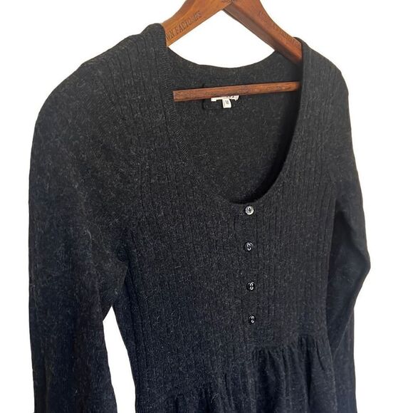 Twiggy Wool Blend Long Sleeve Mini Dress - Picture 3 of 9